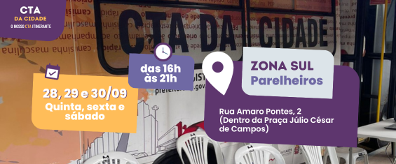 De quinta-feira a sábado (28 a 30/09)
Rua Amaro Pontes, nº 2 (dentro da Praça Júlio César de Campos)
Das 16h às 21h